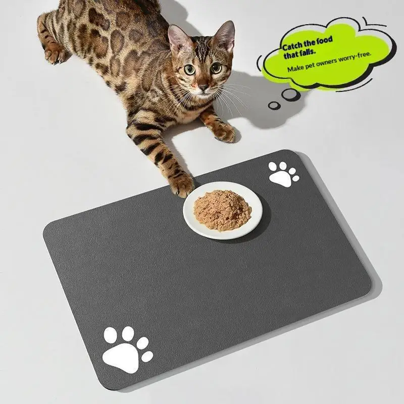 Tapete para Comida e Água de Cães e Gatos de Borracha Antiderrapante - Image 3