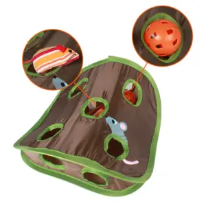 tenda para gatos dobrável com 9 buracos