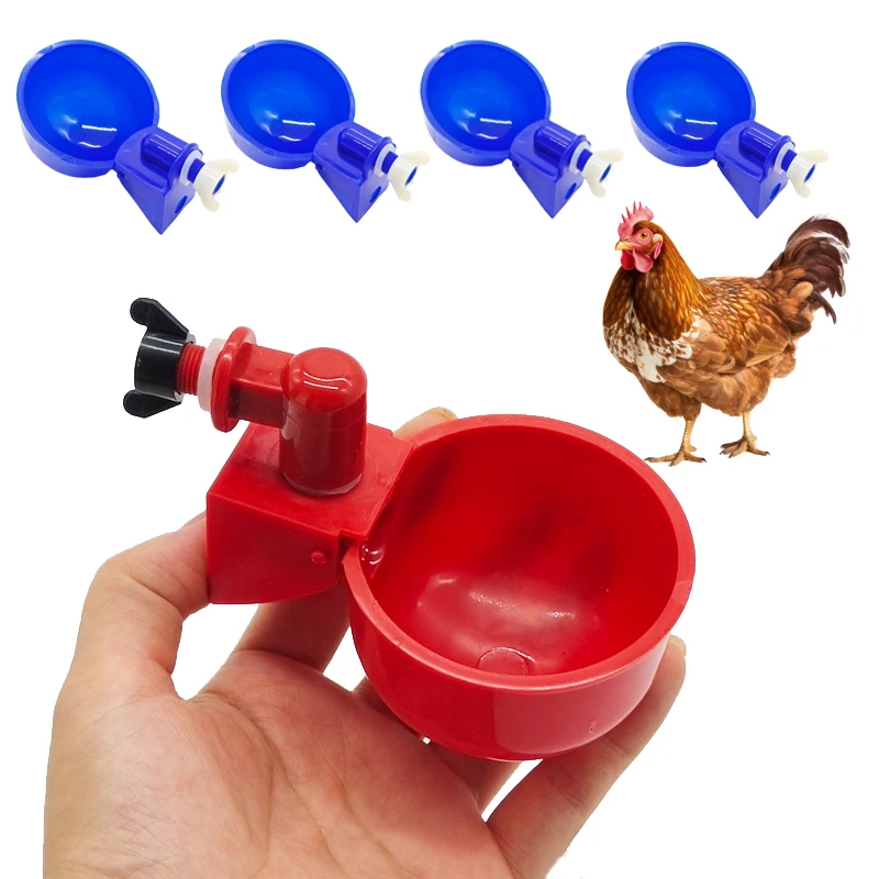 Bebedouro Automático para Aves 2 Peças Dispensador de Água - Imagem 2