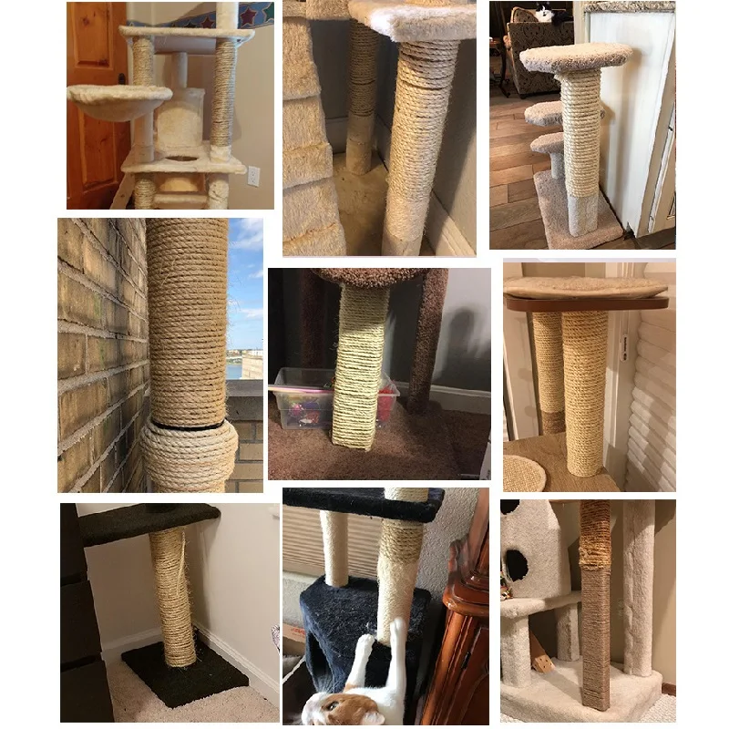 Corda de Sisal Natural para Gatos, Proteção de Móveis, 65 Pés - Image 2