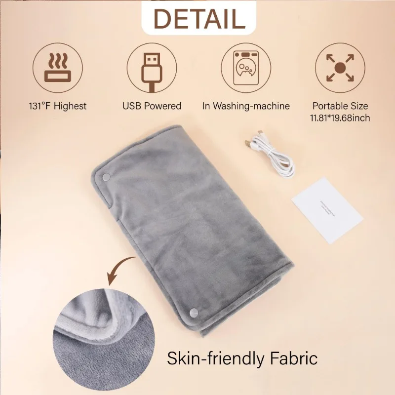 Manta Térmica USB para Pets 30x50cm com Desligamento Automático - Imagem 4
