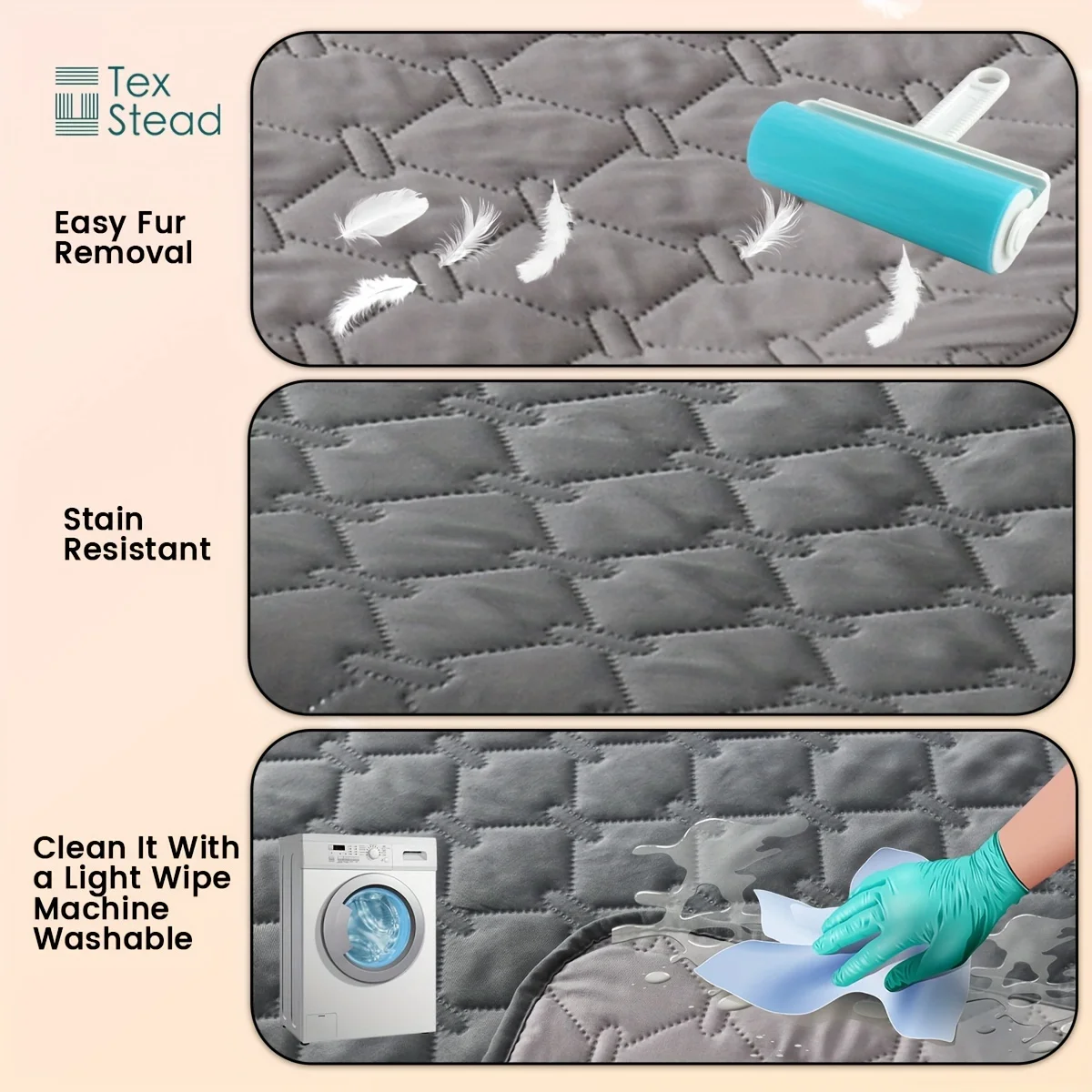Capa para Cama de Cães Impermeável Dupla Face com Proteção para Sofá - Imagem 4
