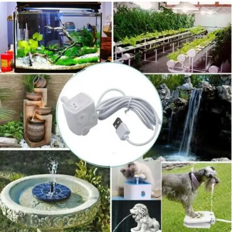 Bomba de Água para Bebedouro Pet 5V com Vazão Ajustável e Ventosas - Imagem 6