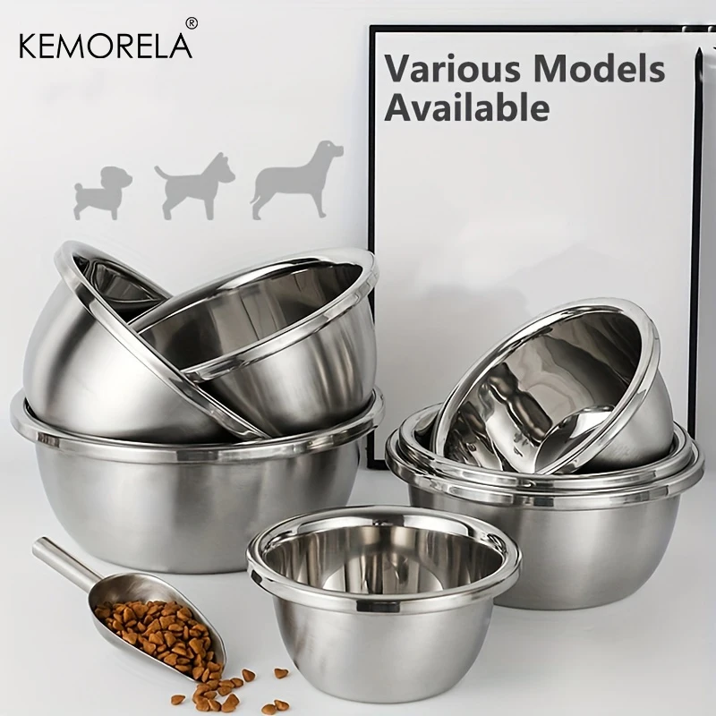 Tigela de Aço Inoxidável para Cães Grandes Tamanho XL Lisa - Image 4