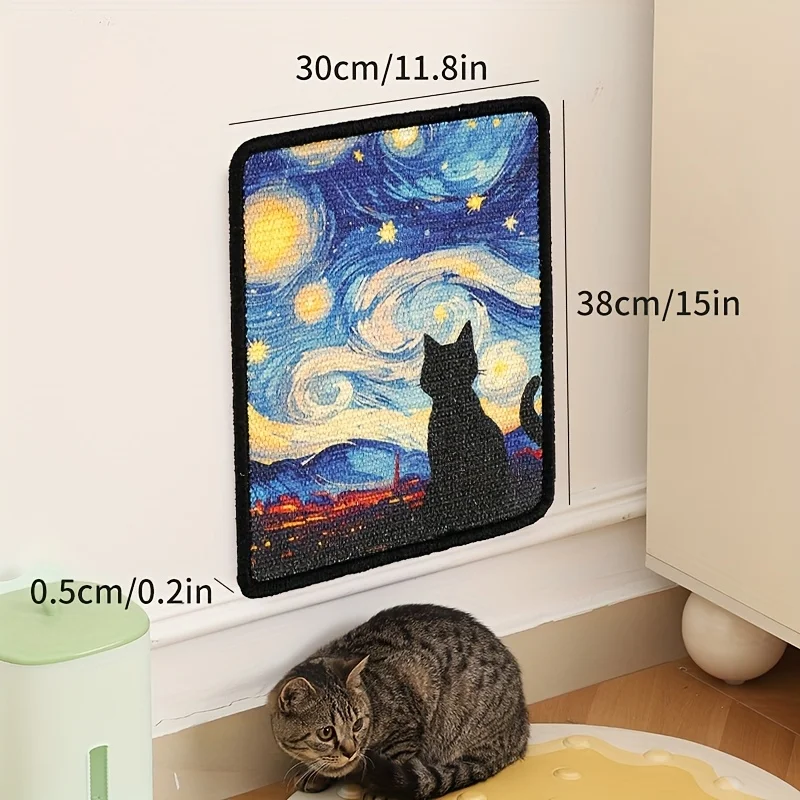 Poste Arranhador para Gatos Montado na Parede - Imagem 2