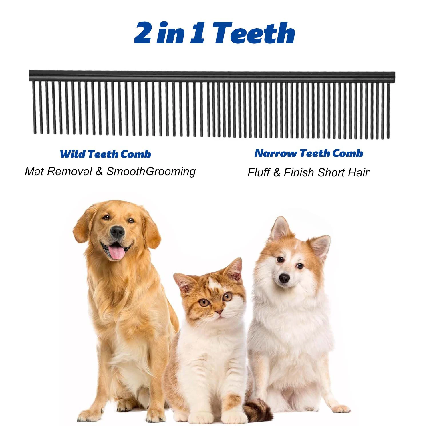 Kit Tesouras para Tosa de Cães e Gatos Aço Inoxidável 4 Peças - Imagem 5