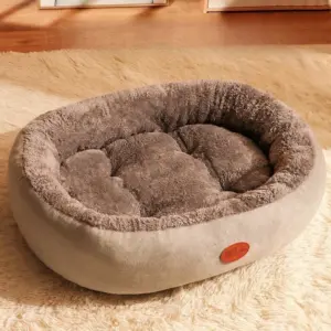 ninho de pelúcia para cães e gatos