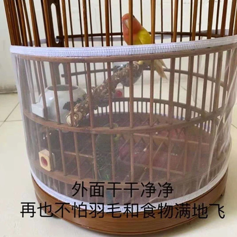 Saia Coletora de Sementes para Gaiola de Pássaros com Elástico Ajustável - Imagem 5