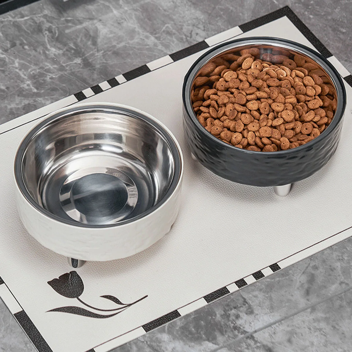 Tigela de Água para Pets em Inox com Ondulação - Imagem 4