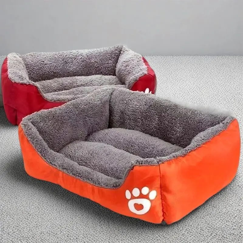 Cama para Cães e Gatos de Pelúcia Colorida em 5 Tamanhos - Imagem 5