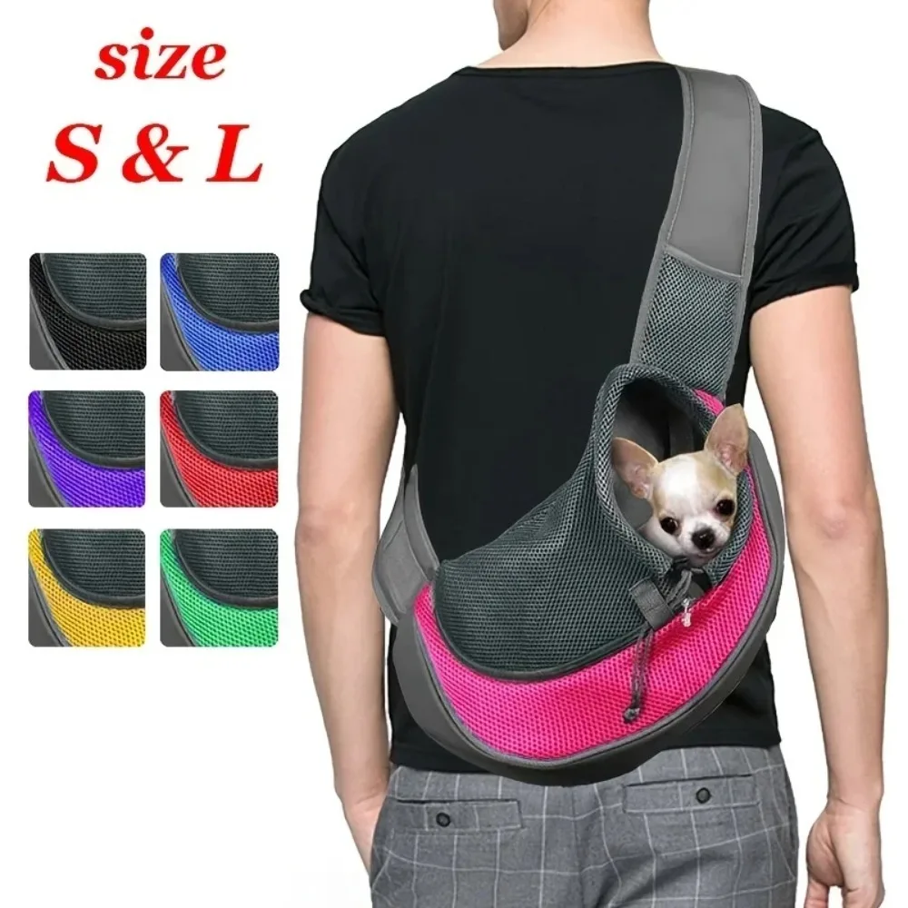 mochila sling para cães de pequeno porte