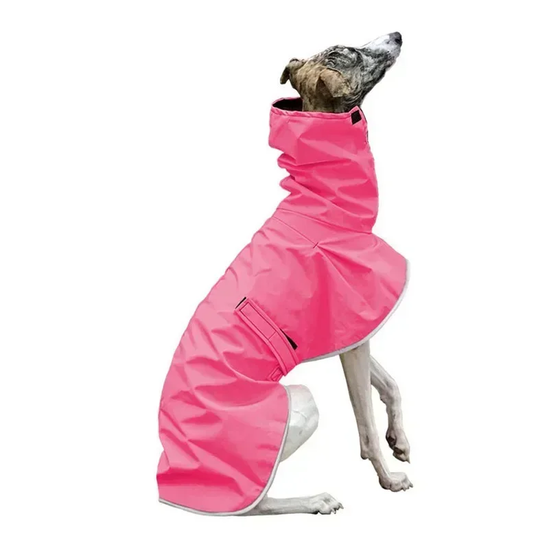 Casaco para Cães Galgos Ajustável com Lã e Impermeável - Imagem 4