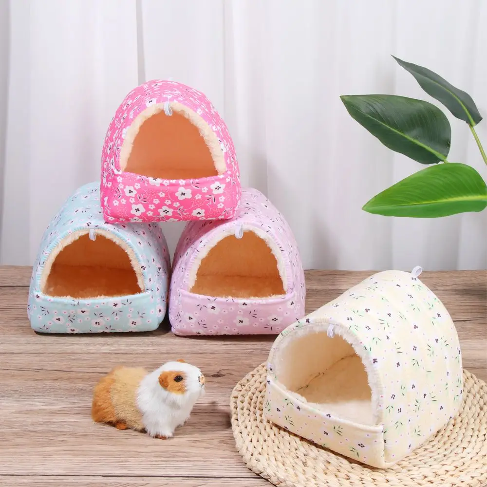 Ninho de Hamster em Pelúcia e Esponja para Pequenos Animais - Image 4