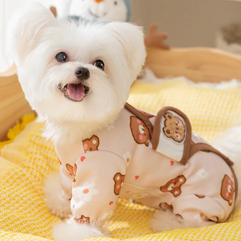 Macacão para Cães Pequenos de Algodão para Chihuahua e Gatos - Imagem 2