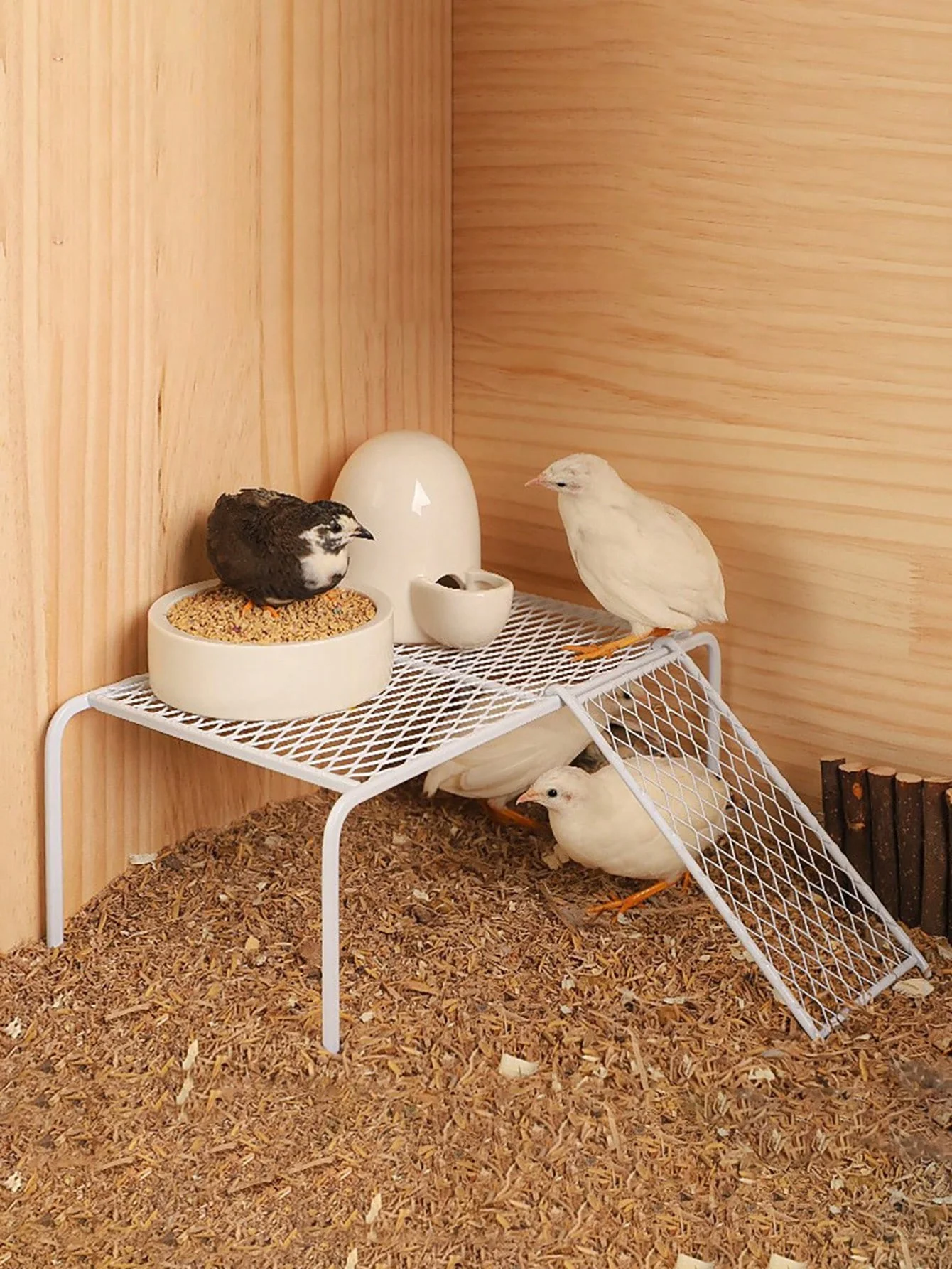 Plataforma de Metal para Gaiola de Pássaros 1Pc Lavável - Imagem 3