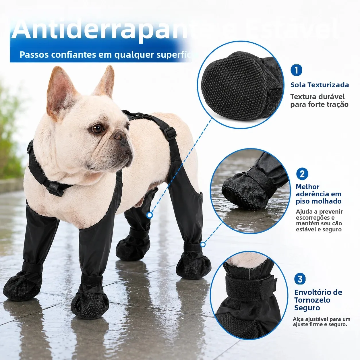 Botas de Chuva para Cães com Sola Antiderrapante - Image 2