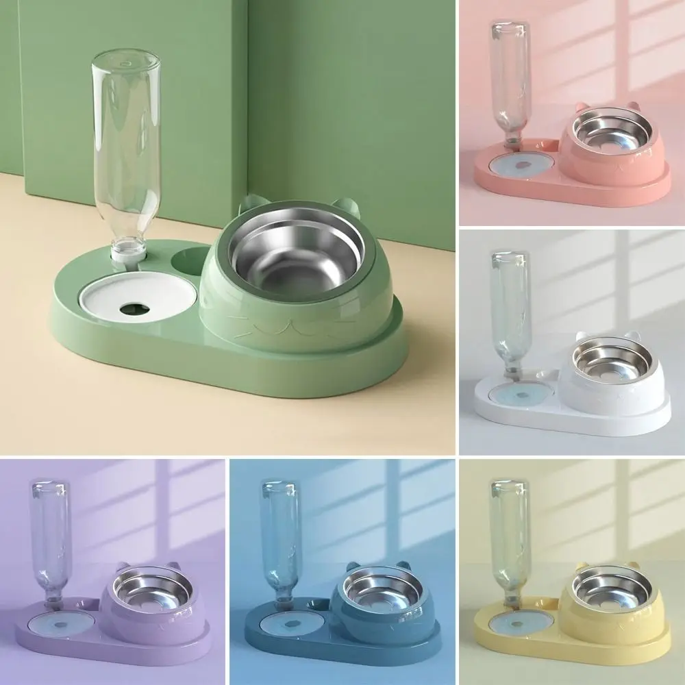 Tigela para Gatos e Cães Plástica 2 em 1 com Dispensador Automático - Imagem 6