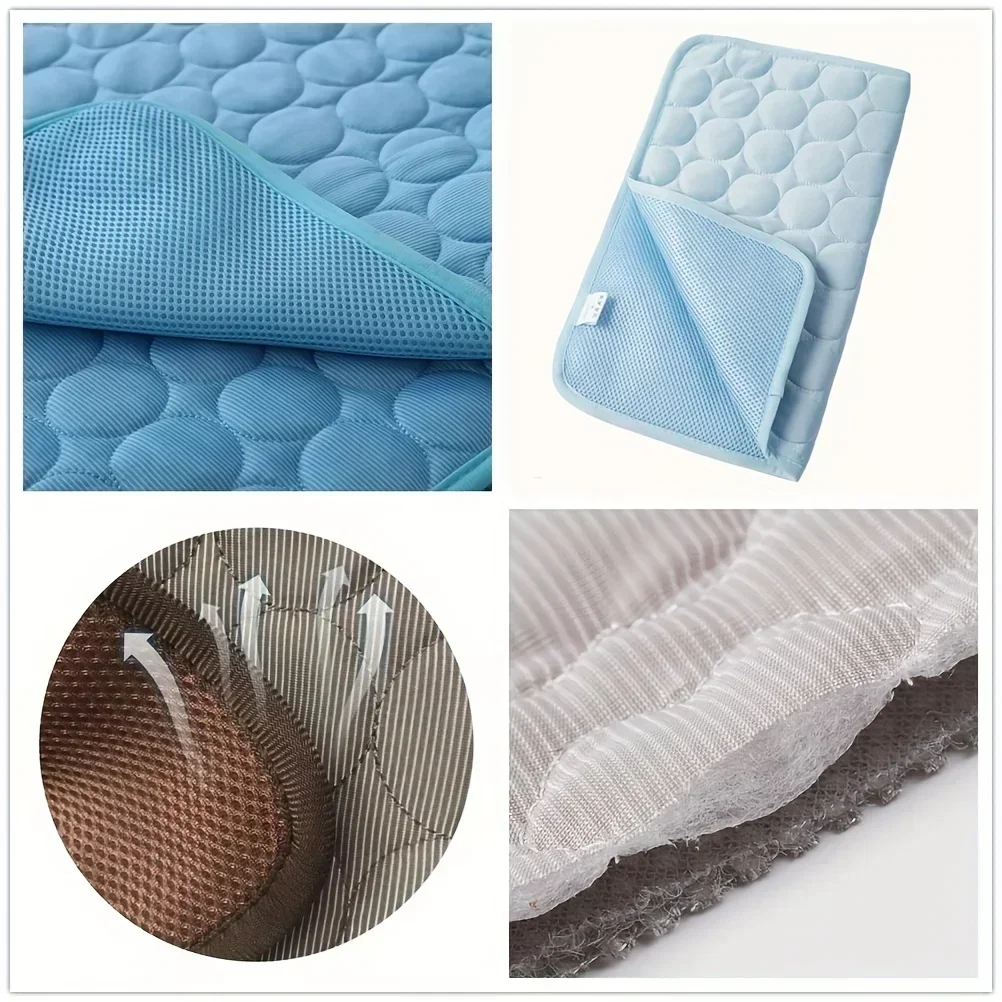 Tapete Refrescante para Pets de Tecido Frio com Algodão Lavado - Imagem 6