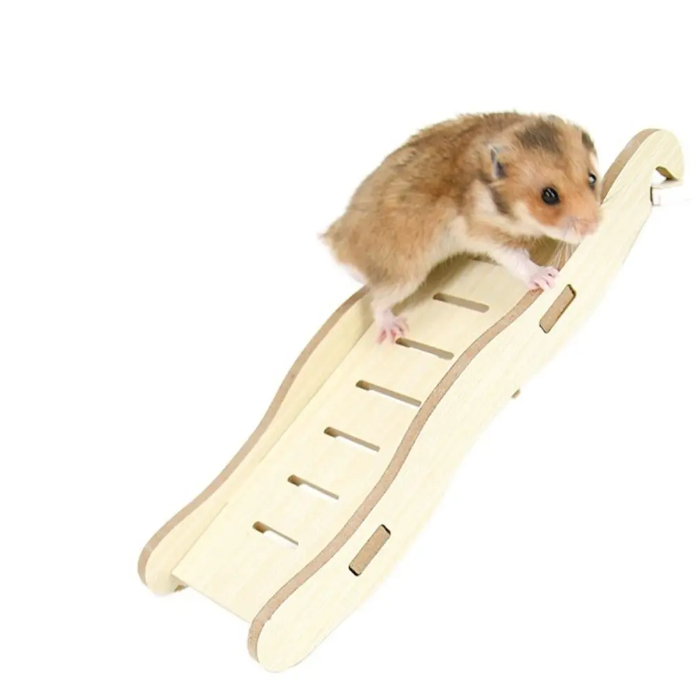 Escada de Madeira para Hamster Ponte Suspensa para Roedores - Imagem 5