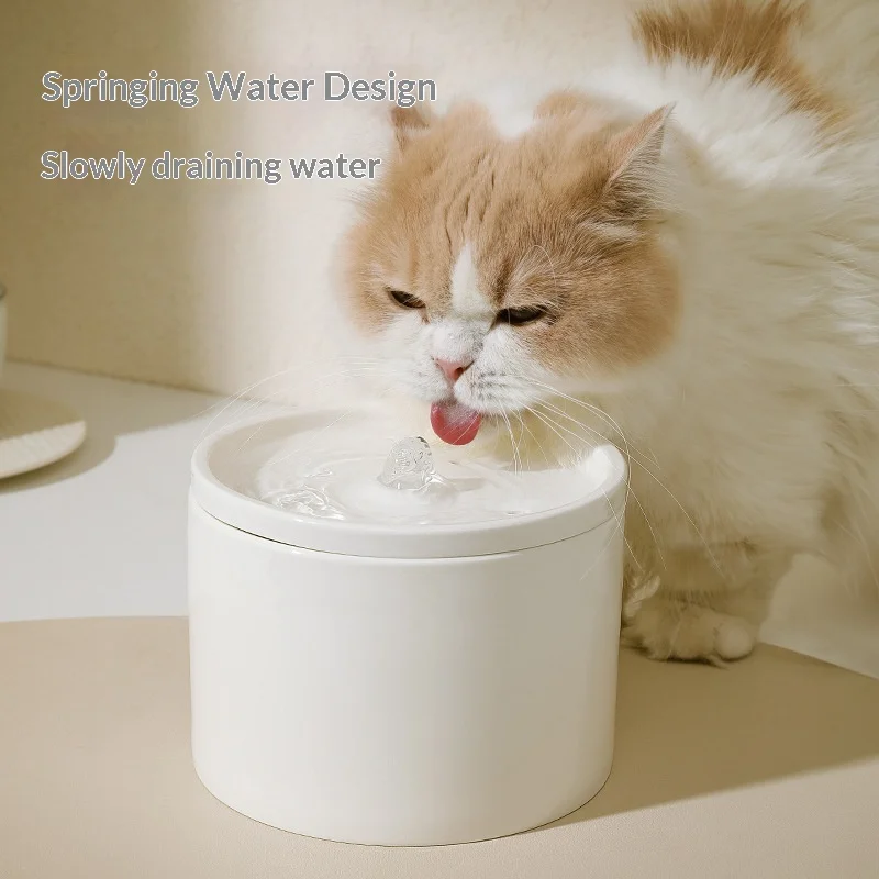 Dispensador de Água Automático para Gatos de Cerâmica - Image 3