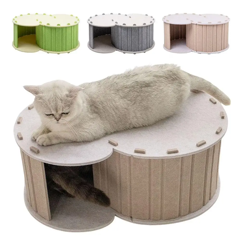 Túnel Cama para Gatos e Cães Pequenos Dobrável 58x40x24 cm - Imagem 6