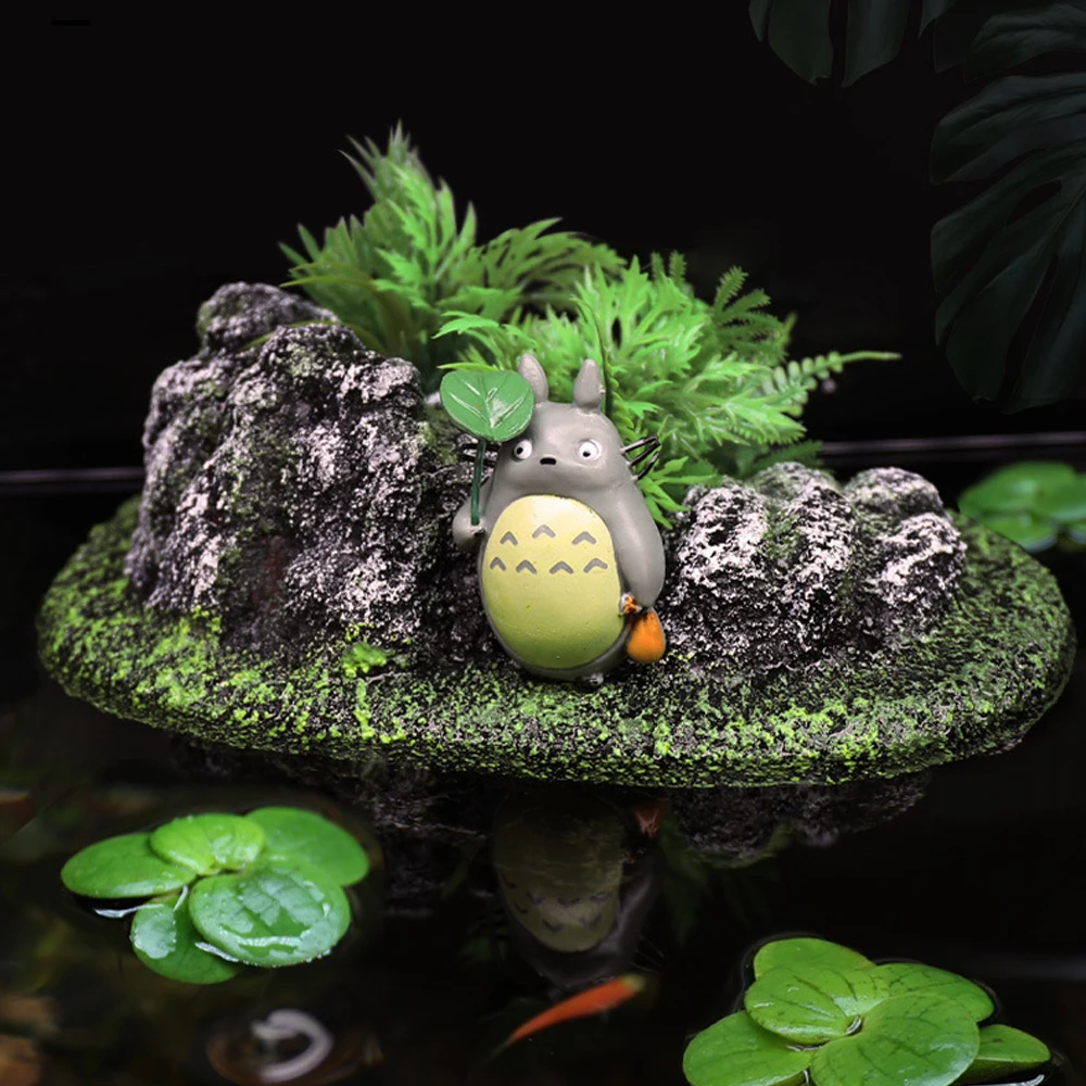 Ilha Suspensa para Aquário Decorativa Pedra Flutuante - Imagem 5