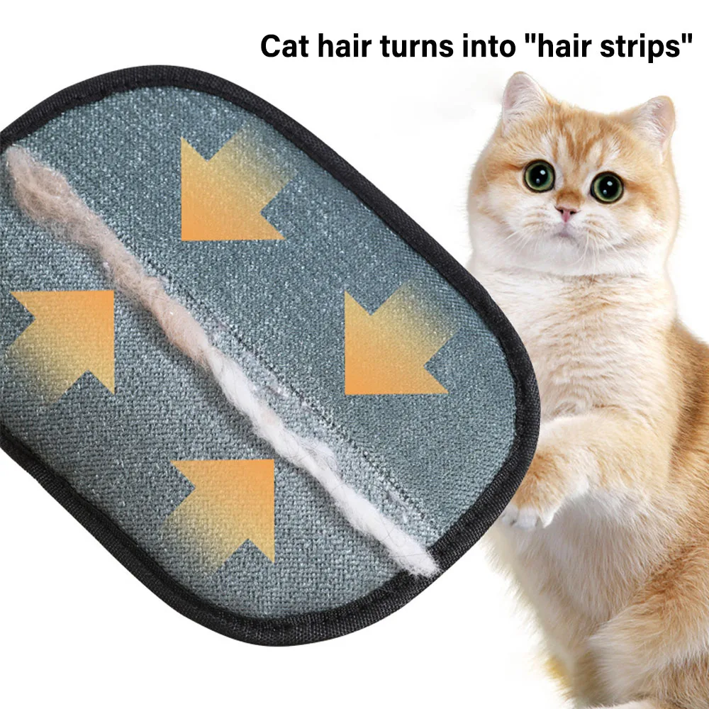 Luva Removedora de Pelos para Gatos e Cães com Escovação Bidirecional - Imagem 3