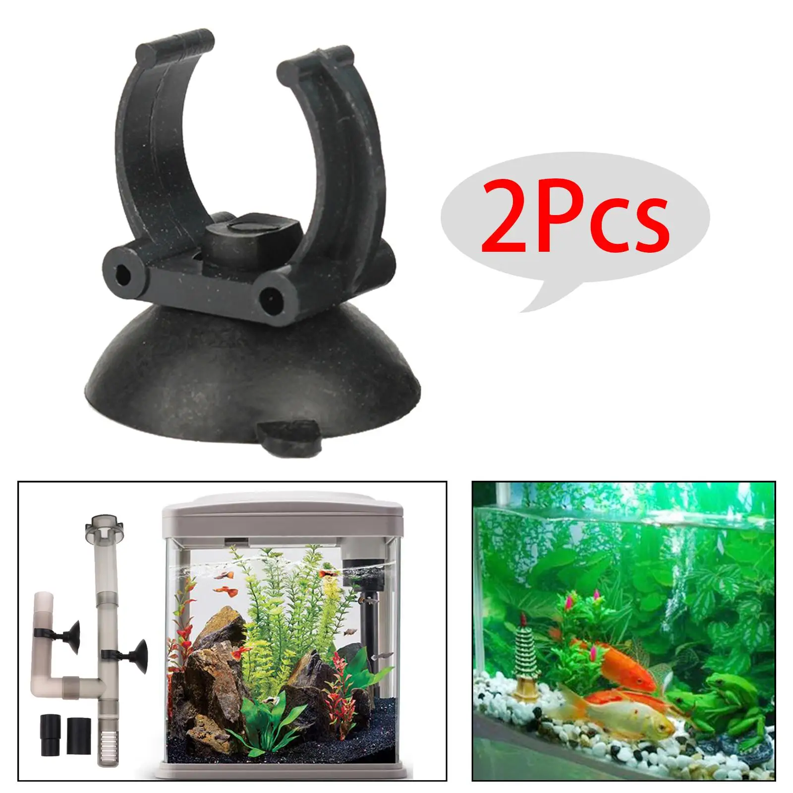 Ventosas para Aquário 10 Peças 3,5 cm de Diâmetro com Clipes - Imagem 5