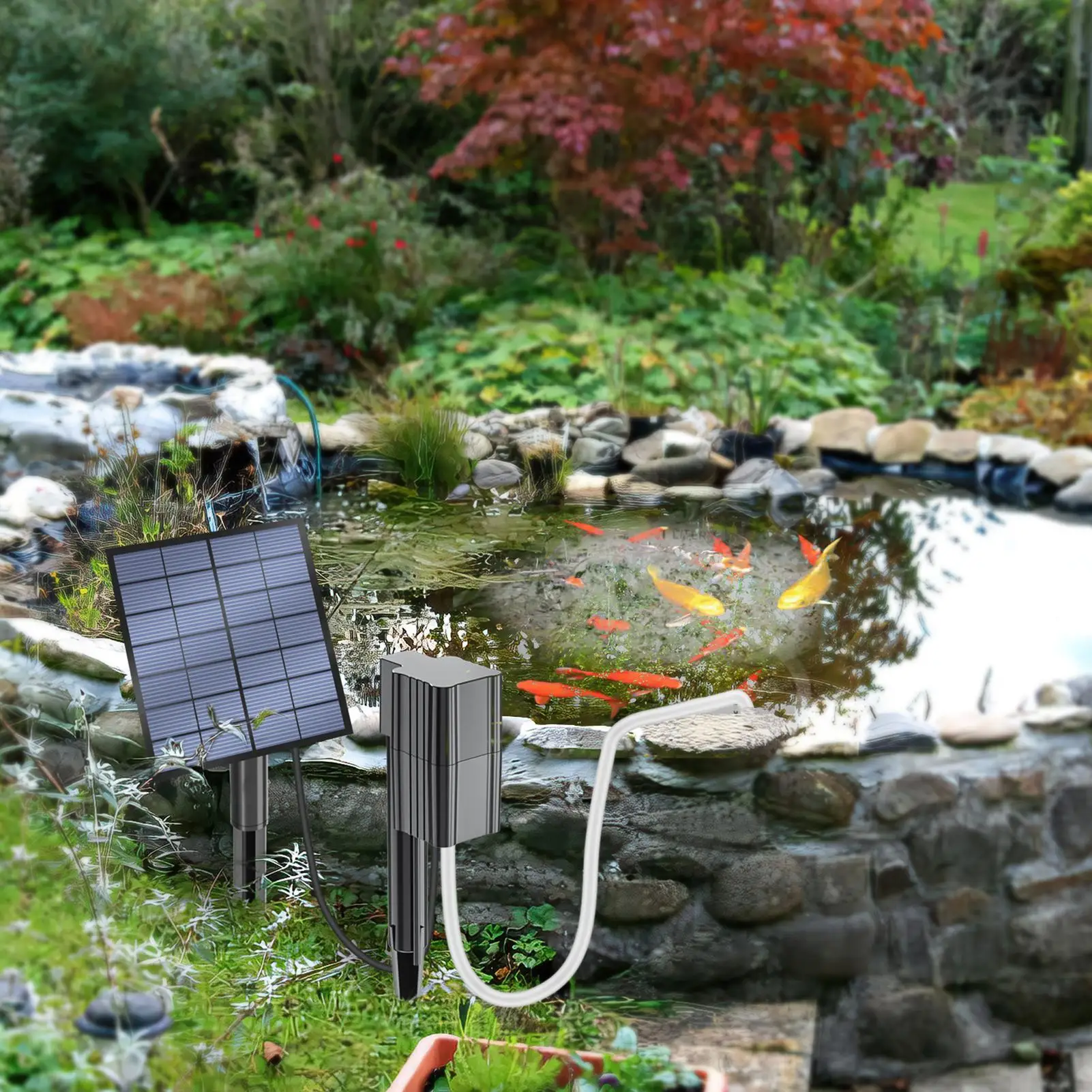 Aerador Solar para Lagos e Aquários com Vazão de 0,6 L/min - Imagem 3