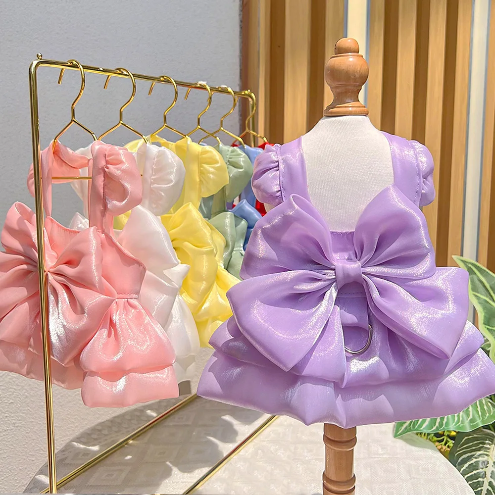 vestido para cães pequenos com d-ring