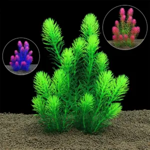 plantas artificiais para aquário