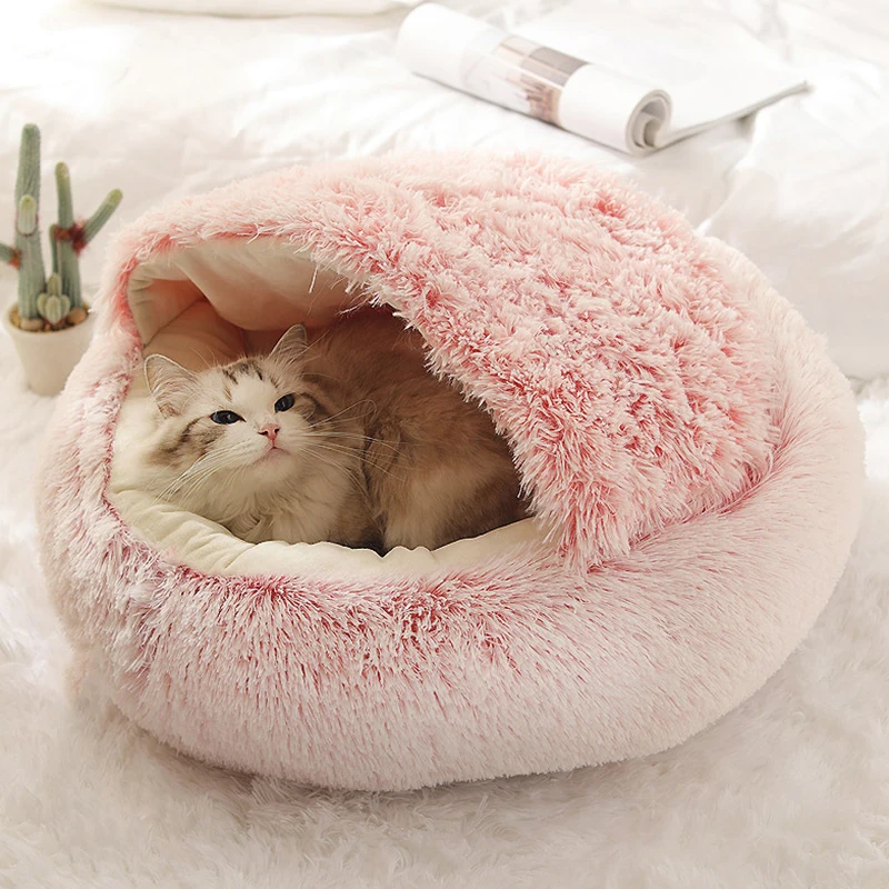 cama caverna para gatos e cães pequenos
