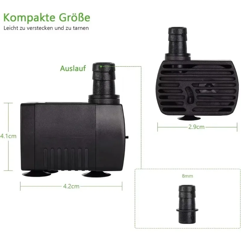 Bomba de Circulação para Aquário Submersível 3W/5W Portátil - Image 4