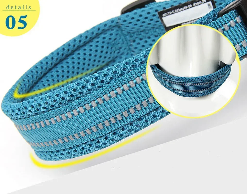 Coleira Truelove para Cães de Nylon com Faixa Refletiva 3M - Imagem 6