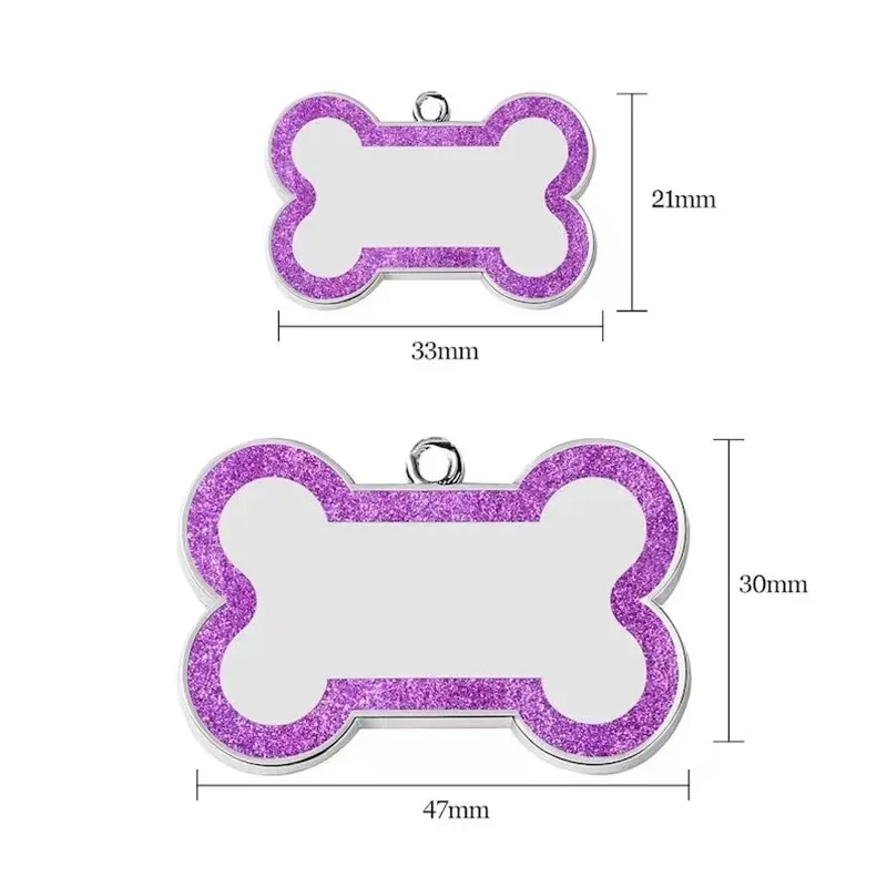Etiqueta de Identificação para Cães e Gatos de Liga de Zinco Personalizável - Imagem 4