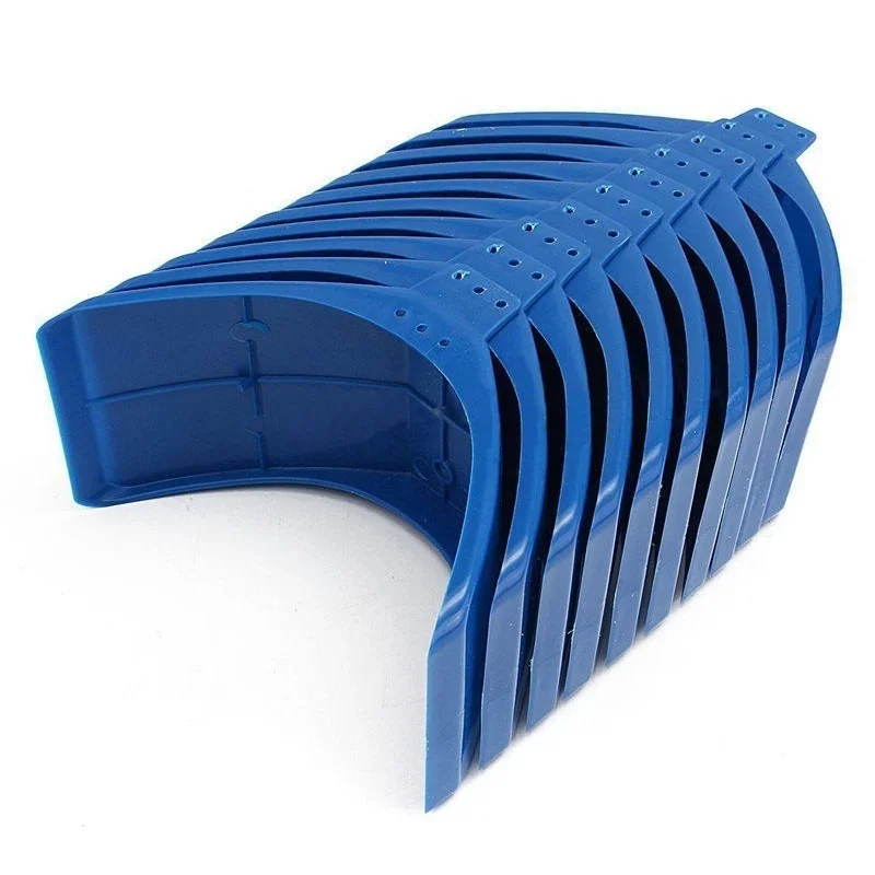Poleiro V para Pombos de Plástico Azul 20 cm para Gaiola 10 Peças - Imagem 2