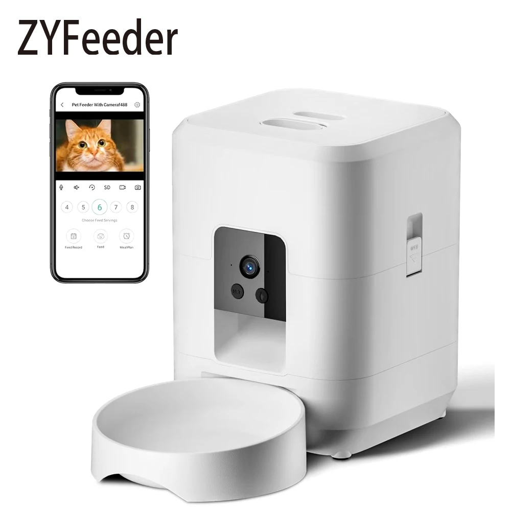 Alimentador Automático para Cães e Gatos 2L Wi-Fi com Câmera - Image 6