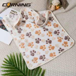 cobertor para pets de lã coral lavável