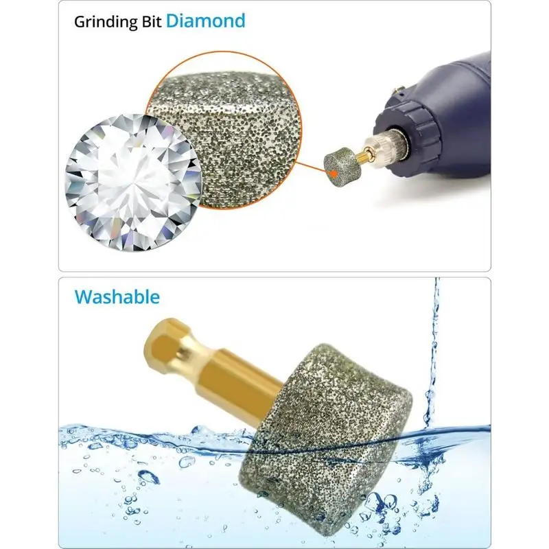 Pontas Diamantadas Reposição para Lixadeira de Unhas de Cães com 2 Unidades - Imagem 3