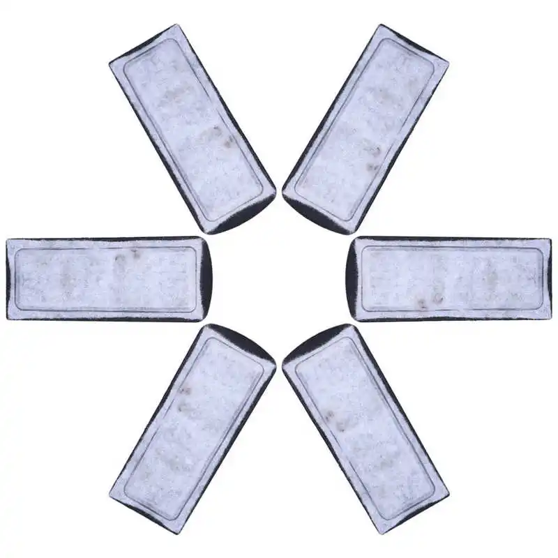 Algodão Filtrante para Aquário com Carvão Ativado 135x55mm 6 Peças - Imagem 2
