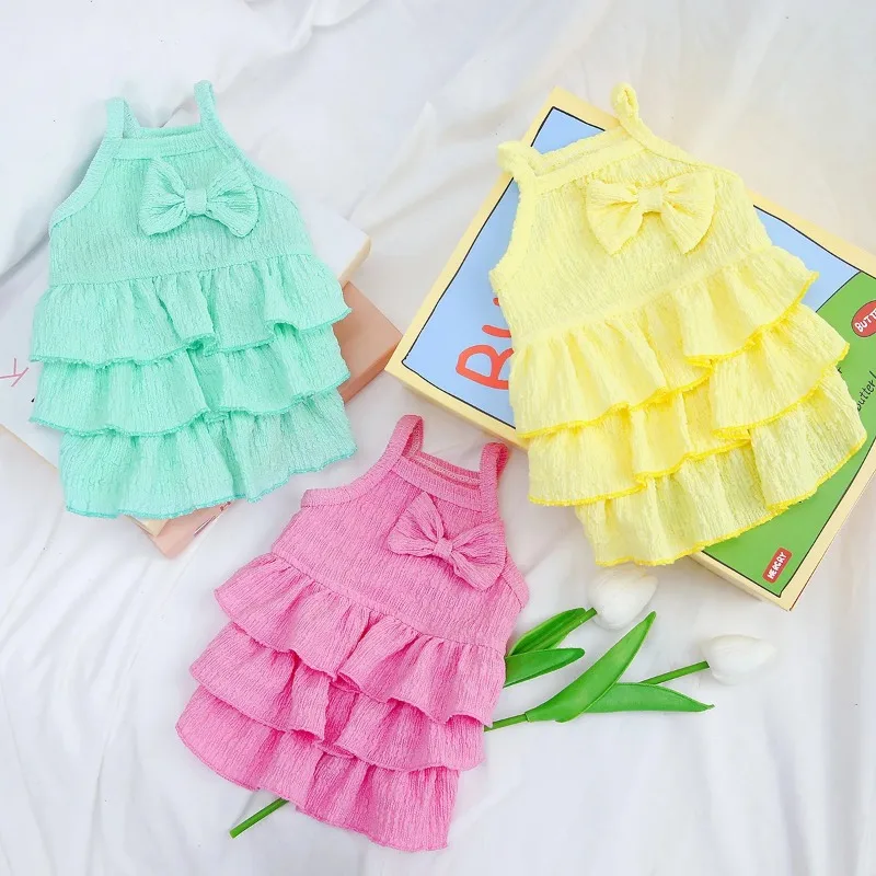 vestido para cães e gatos pequenos