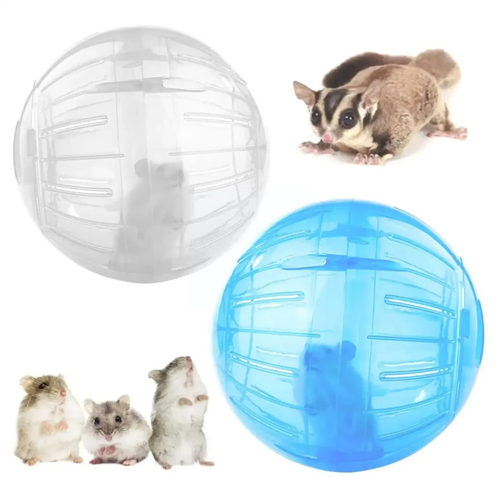 bola de exercício transparente para hamster