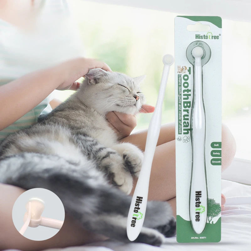 escova de dentes para cães e gatos pequenos