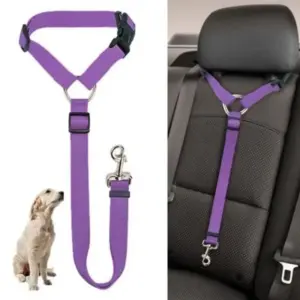 cinto de segurança para cães e gatos ajustável