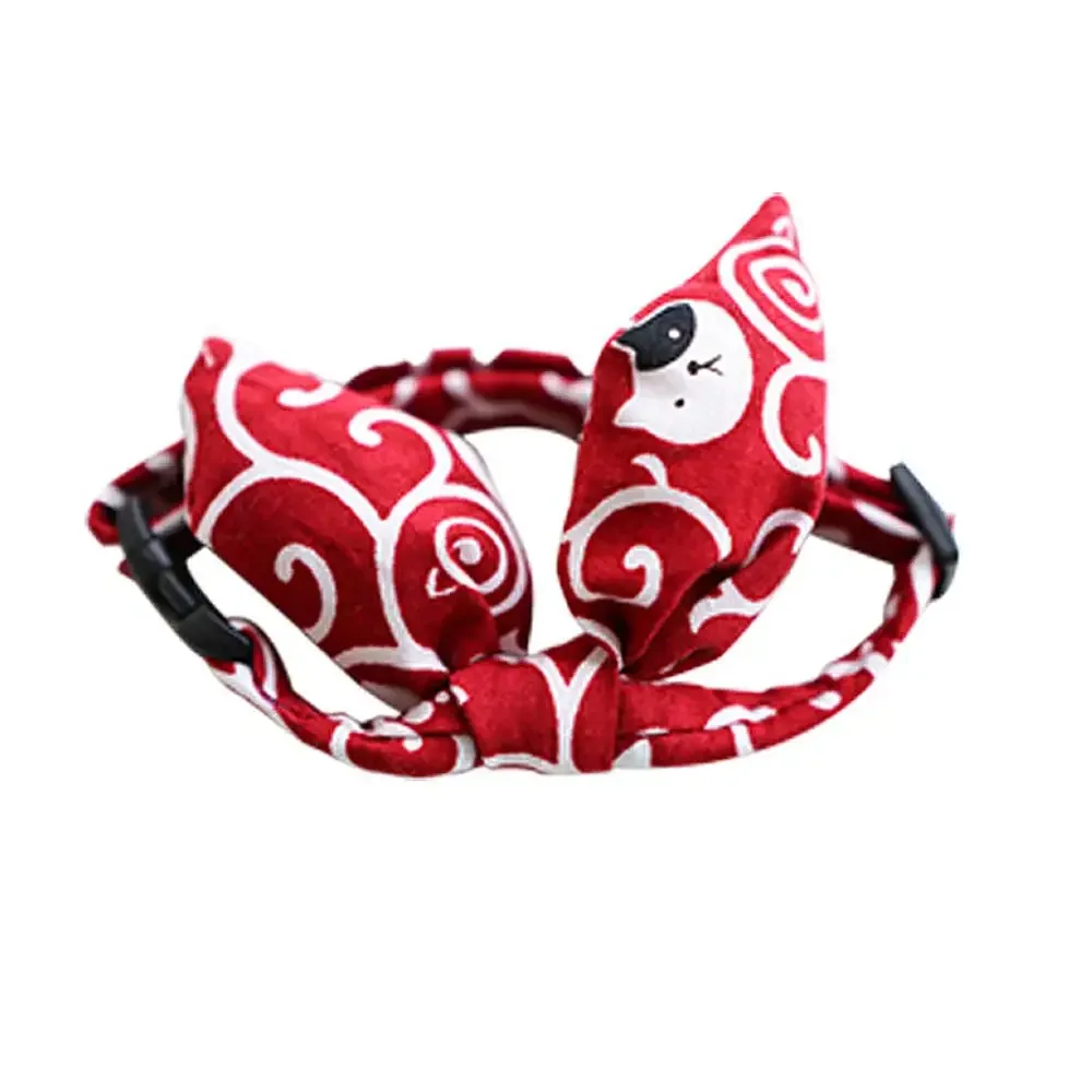 Bandana para Cães e Gatos de Algodão Ajustável Estilo Japonês - Imagem 6