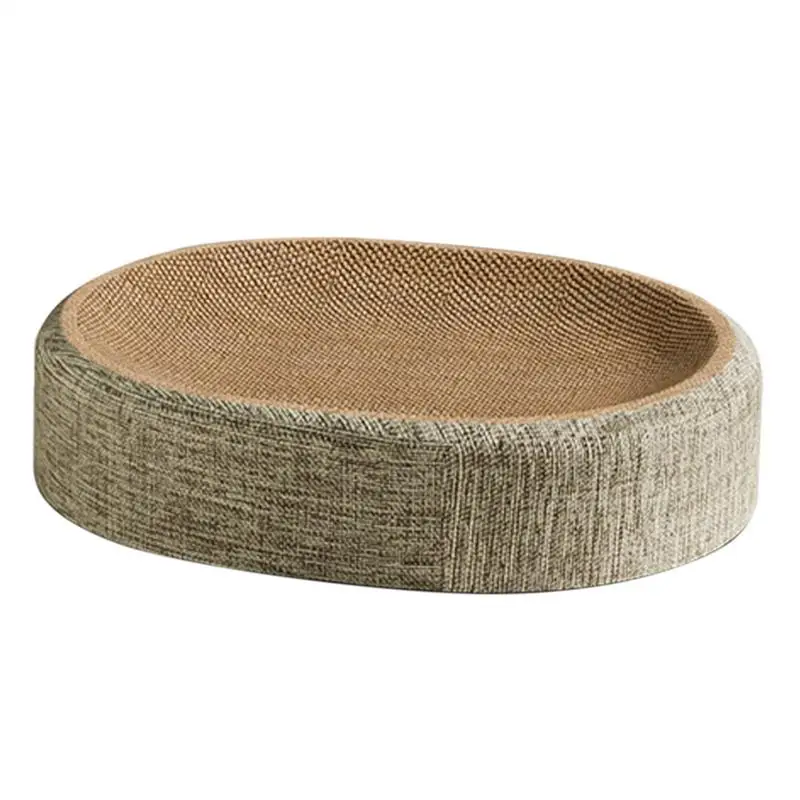 Almofada de Arranhar Oval para Gatos de Sisal Multifuncional - Image 6