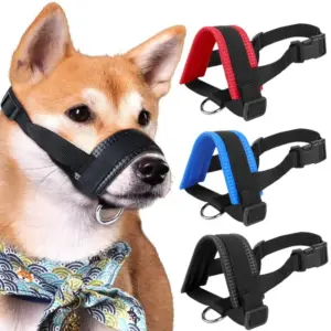 focinheira ajustável para cães