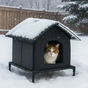 abrigo para gatos externo isolado