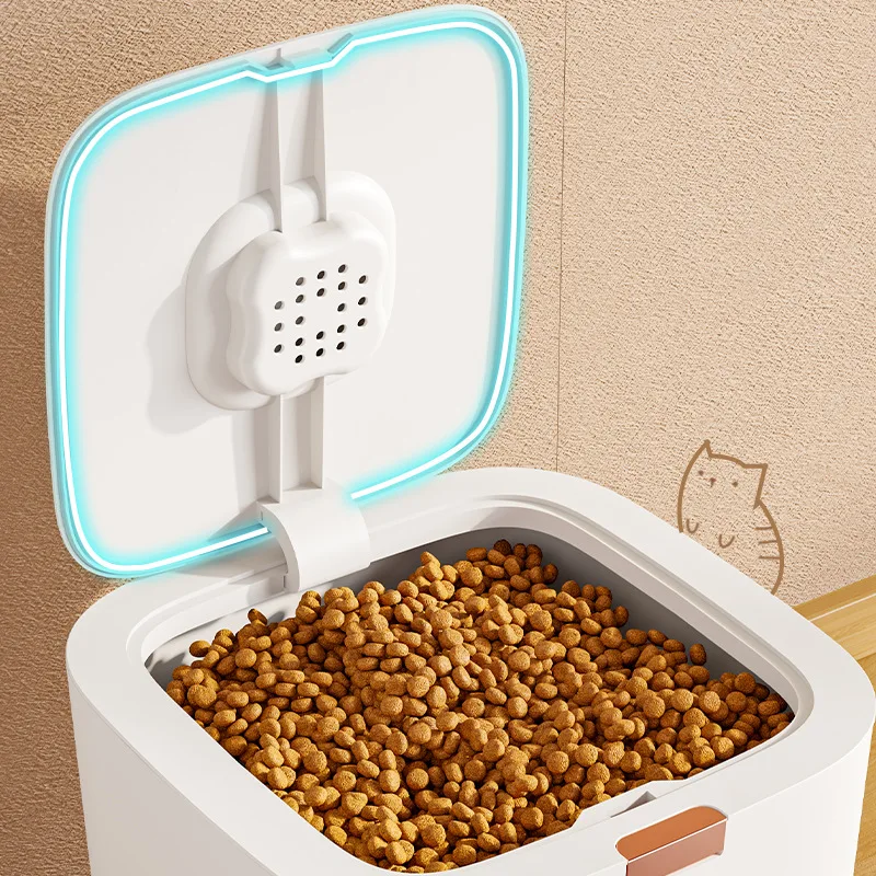 Balde Hermético para Ração de Cães e Gatos, Armazenamento à Prova de Umidade - Imagem 6