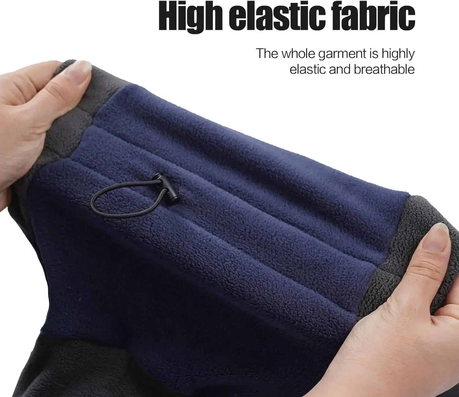 Camisola de Lã para Cães com Cordão Ajustável para Pescoço e Abdômen - Image 5